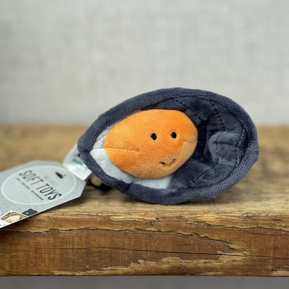 Jellycat Sensational Mussel - New Without Tags Sea Food Soft Toy Play Retired 4"