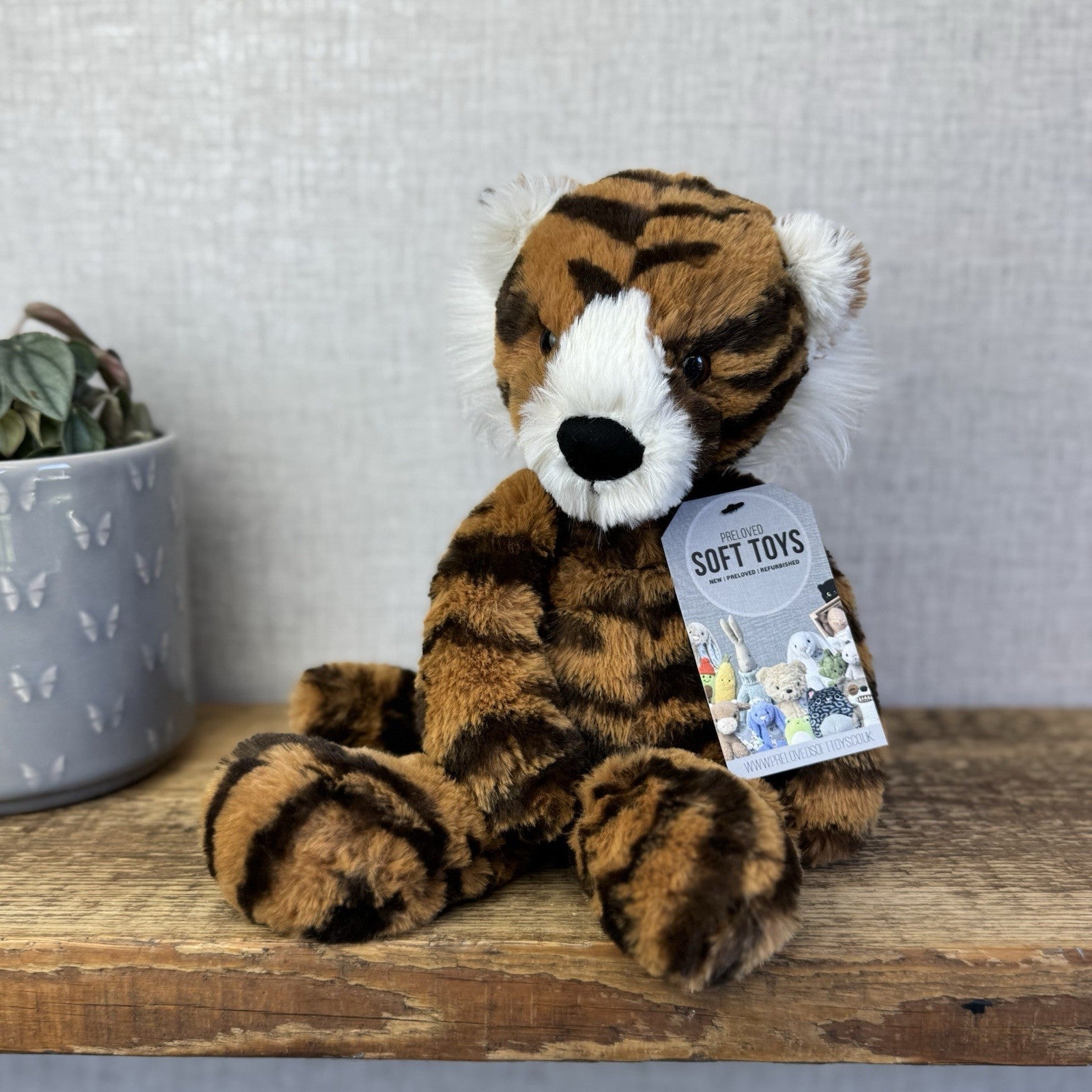 Jellycat Wumper Tiger - Super Soft Orange Floppy Tiger Soft Toy Retired Rare 14"