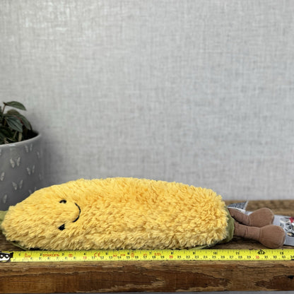 Jellycat Amuseable Corn On The Cob - Corn Cob With Legs Medium Retired Plush 12"