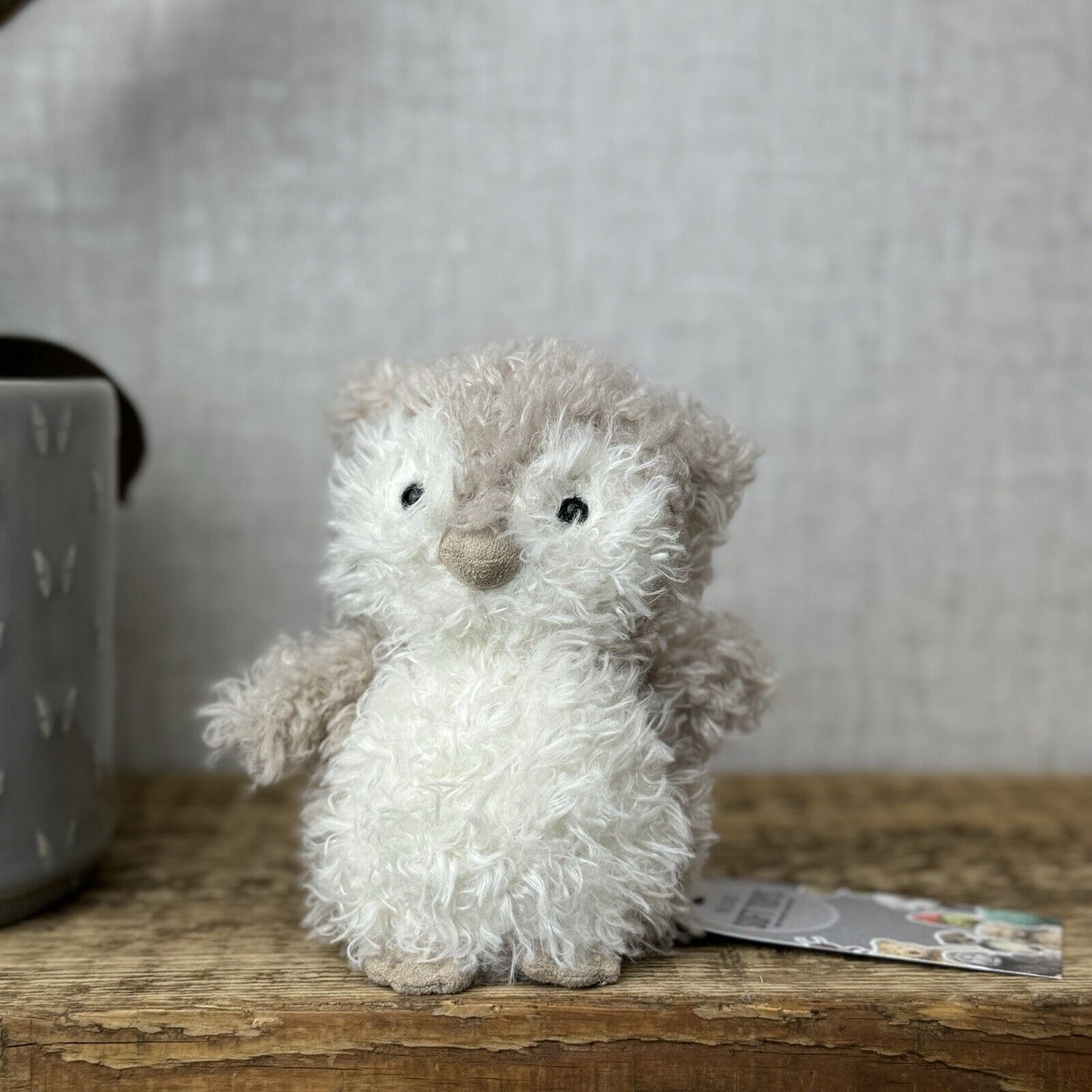 Jellycat Really Little Owl - Tiny Owl Jellycat Soft Toy Beanie Tiny Plush 6"