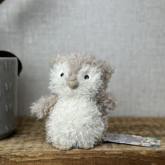 Jellycat Really Little Owl - Tiny Owl Jellycat Soft Toy Beanie Tiny Plush 6"
