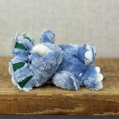 Russ Berrie Luvvies - Jeff Triceratops - Pudding Dino Soft Toy Tiny 4”