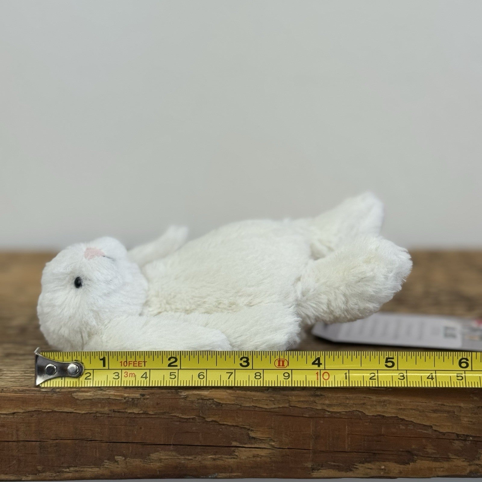 Jellycat Tiny Baby Bashful Bunny White - Little White Company Exclusive 5"