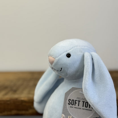 Jellycat My First Bunny Blue - Blue Suede Soft Baby Bunny Rabbit 8"