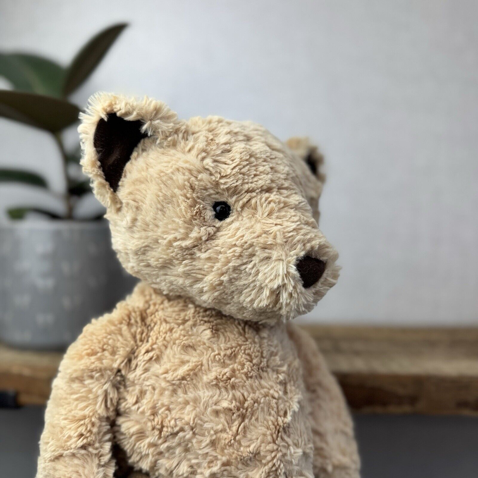 Jellycat Medium Oliver Bear - Old RARE Bear Original Oliver Bear Brown/Tan 16"