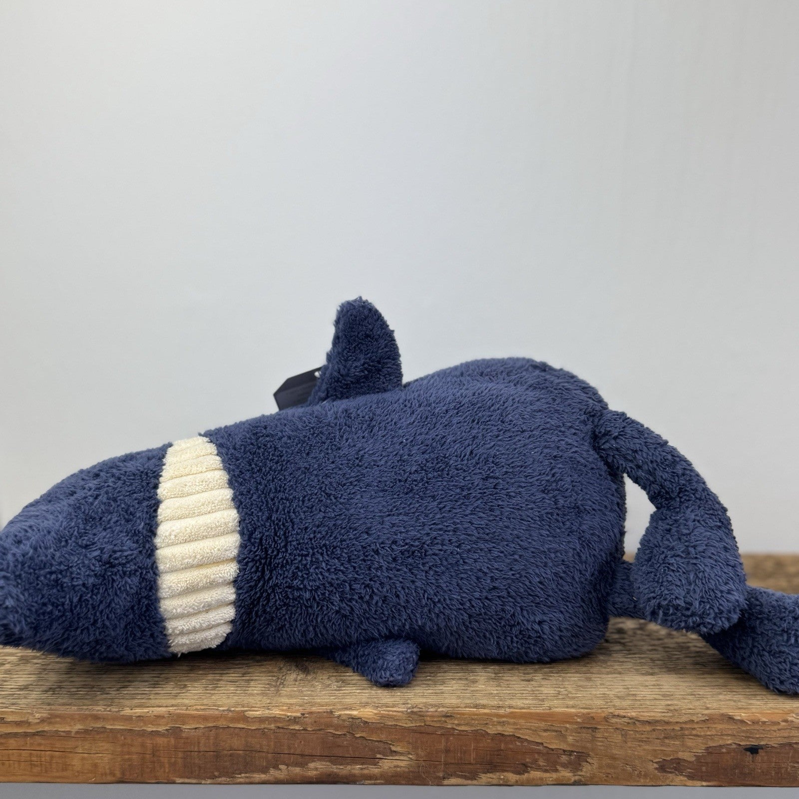 Jellycat Medium Toothy Shark - Large Blue Smiling Shark Beanie Plush 14"