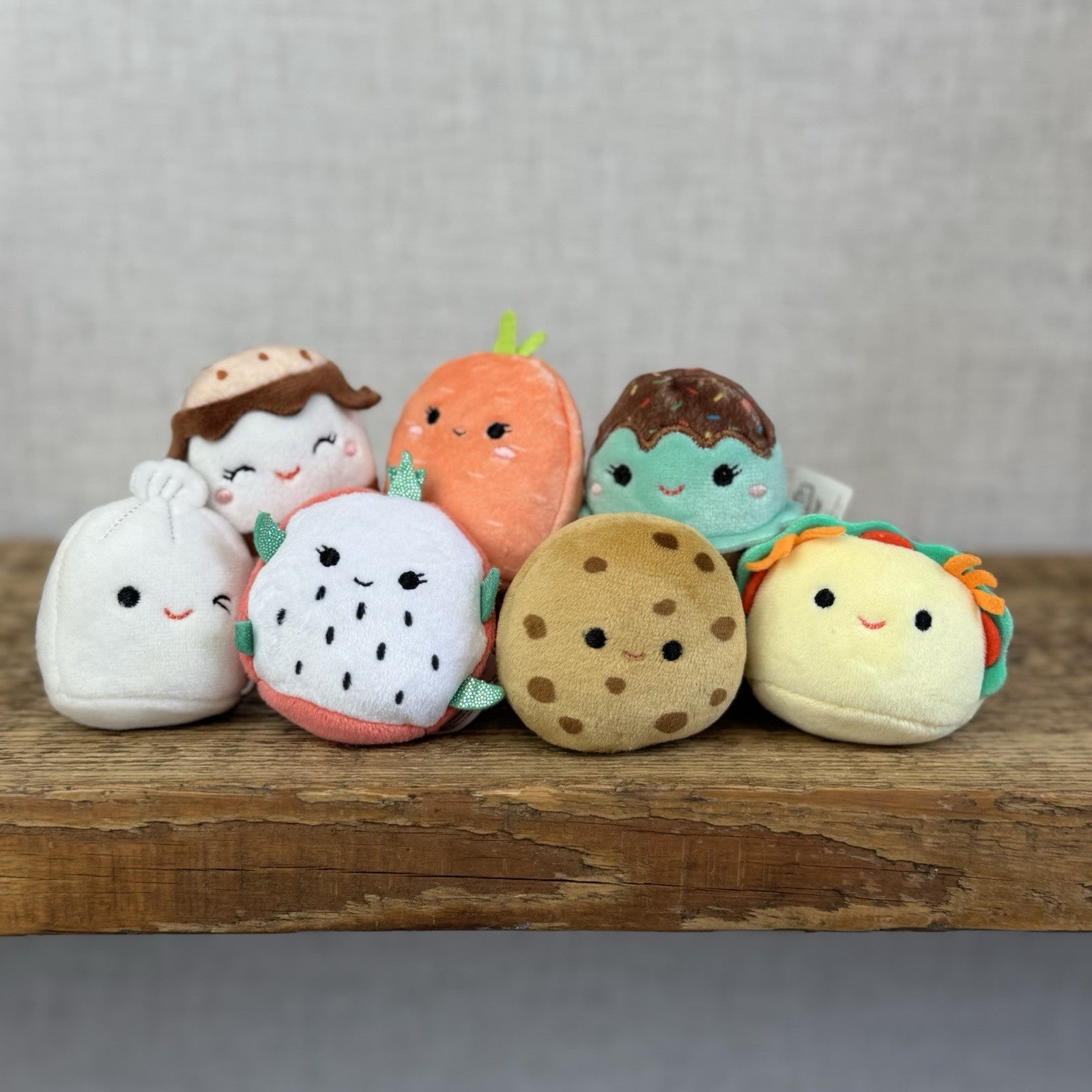 Squishmallow Squishville -Whats Cooking Squad (Mixed Food) x7 Bundle