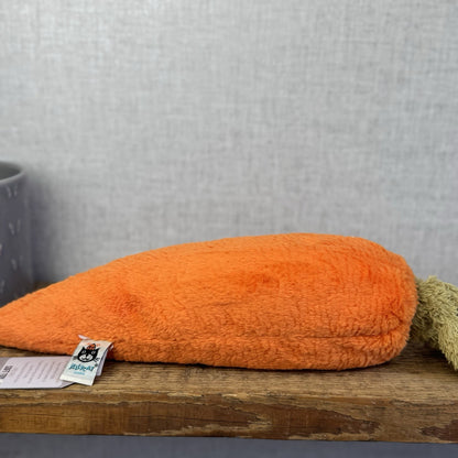 Jellycat Large Amuseable Carrot - Orange Fluffy Carrot Beanie Plush Retired 15"