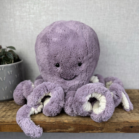 Jellycat Maya Octopus - Purple Large Octopus Beanie Super Soft 16"