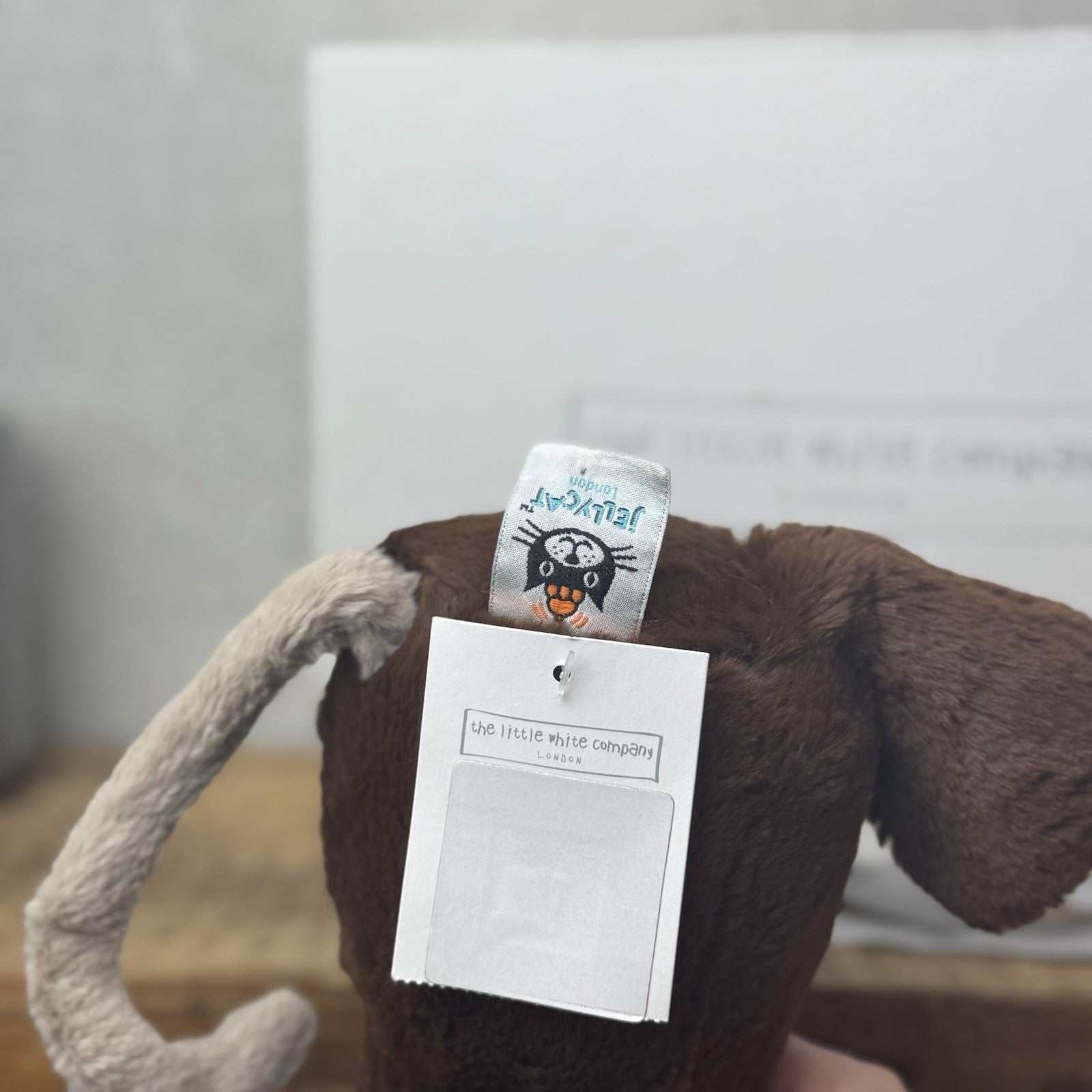 Jellycat Medium Morris Monkey (White Company Exclusive) Chocolate Brown New Tag