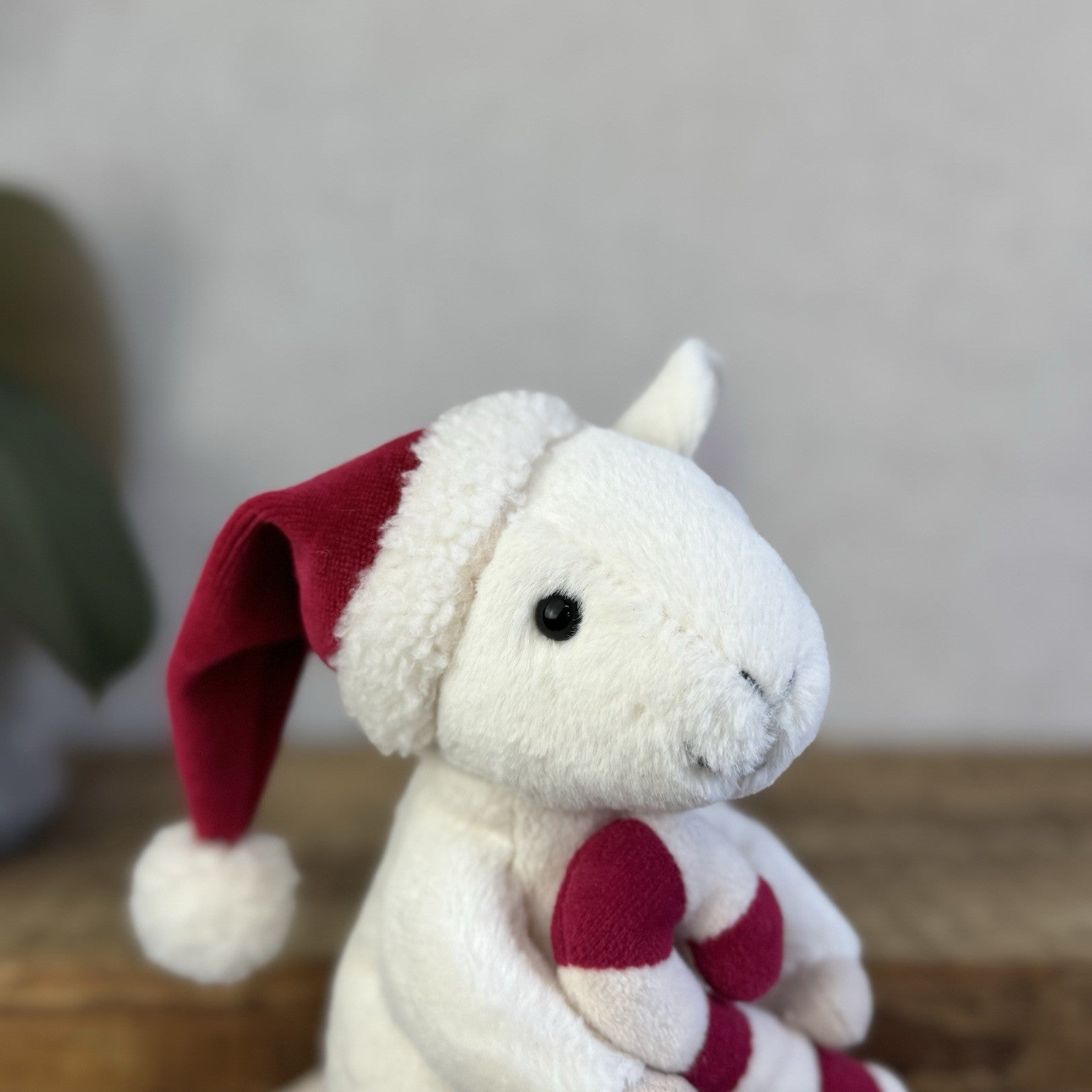 Jellycat Merry Mouse - Mouse With Candycane & Hat Retired Christmas Mouse 8"