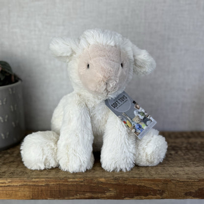 Jellycat Smudge Lamb - Medium Lamb Floppy Soft Toy Retired Cream/Off White Sheep