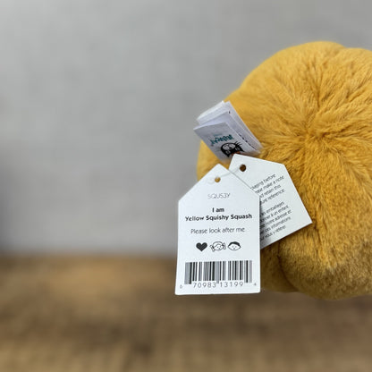 Jellycat Squishy Squash Vegetable Yellow - New With Tags Rare/retired 8”