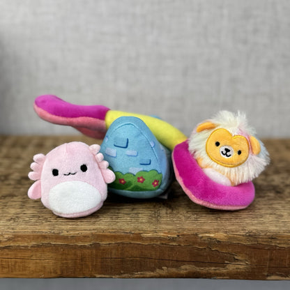 Squishmallow Squishville - Archie And Leonard Playset Lion And Axolotl Play Set