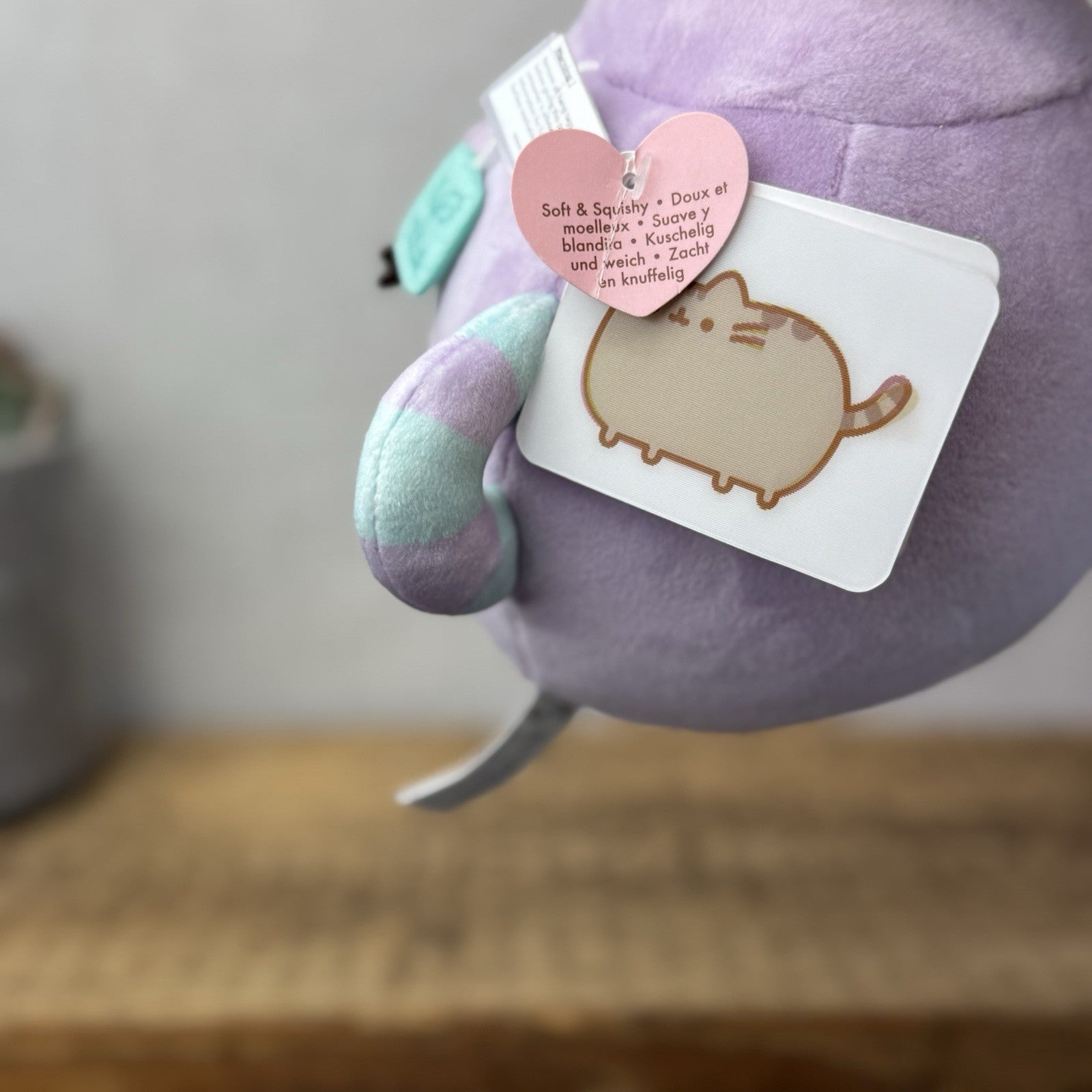 Gund Pusheen Cat - Teapot Pusheen Soft Squishy Plush Toy Collectible New 8"
