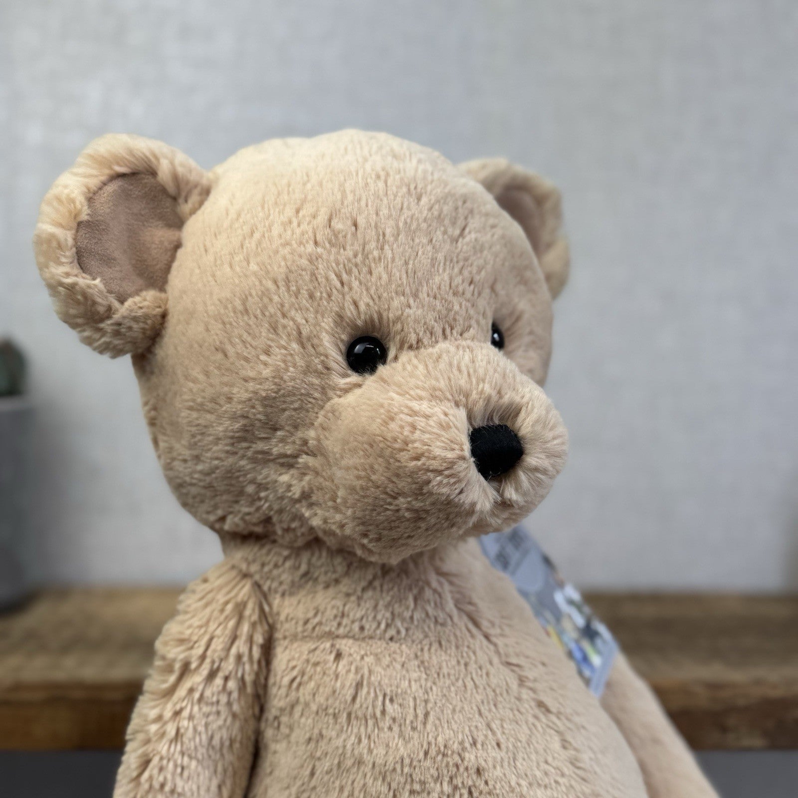 Jellycat Huge/Big Bashful Bear Honey Bear Cub Soft Toy Rare Retired NWOT 21"