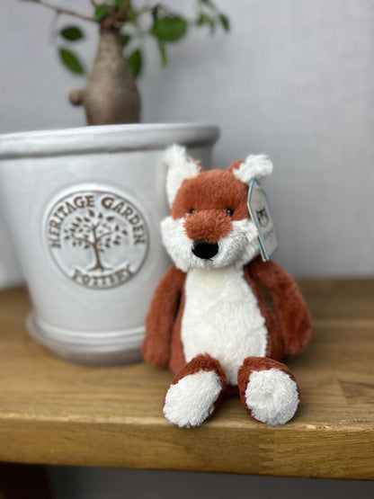 Jellycat Small Bashful Fox - White Belly Fox - OG - Small Fox Jellycat - New
