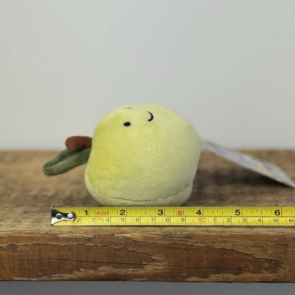Jellycat Fabulous Fruit Apple - Small Velour Green Apple Soft Toy Retired 4" 