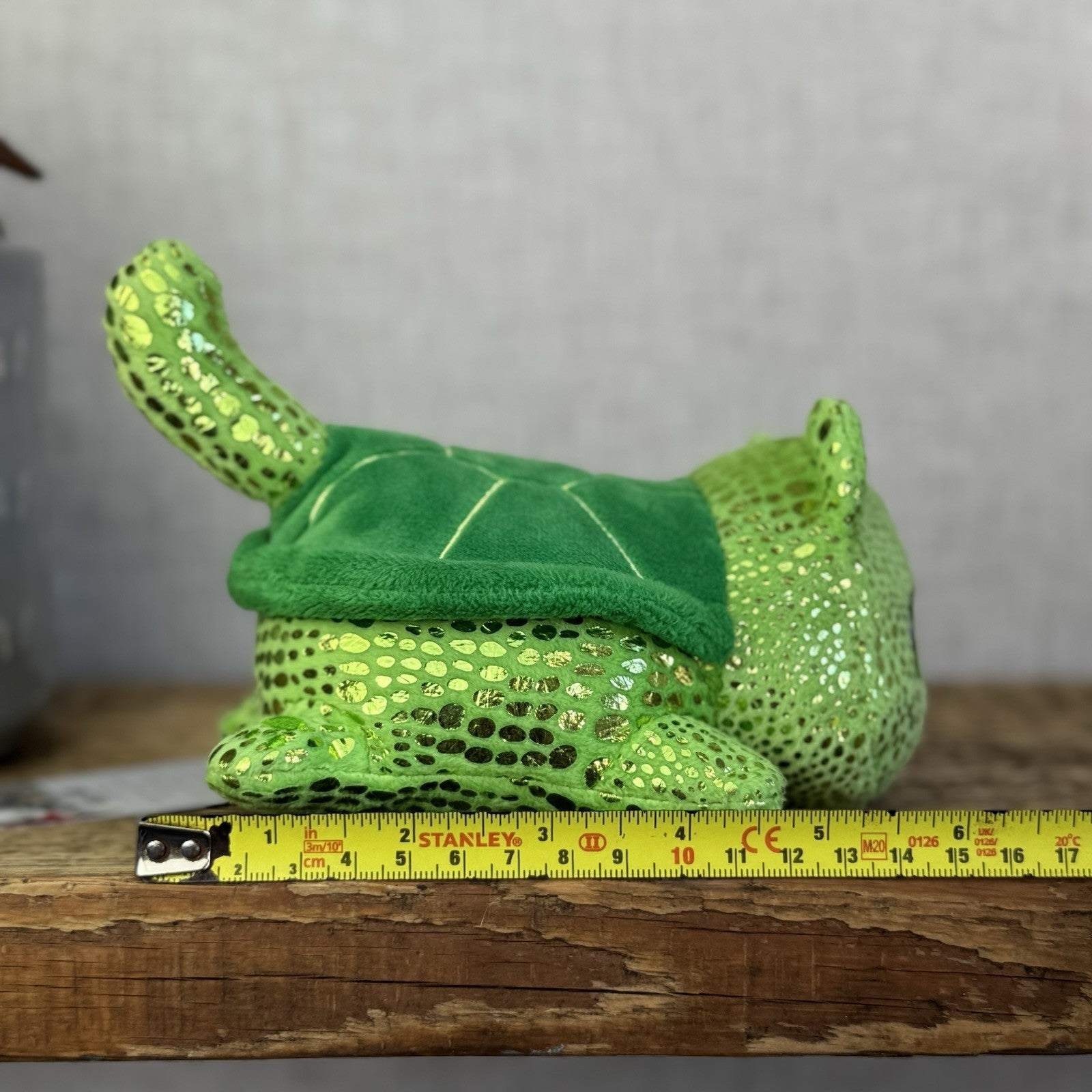 Aphmau MeeMeows - Turtle Plush Green Sparkly Sea Cat Collectible 5"