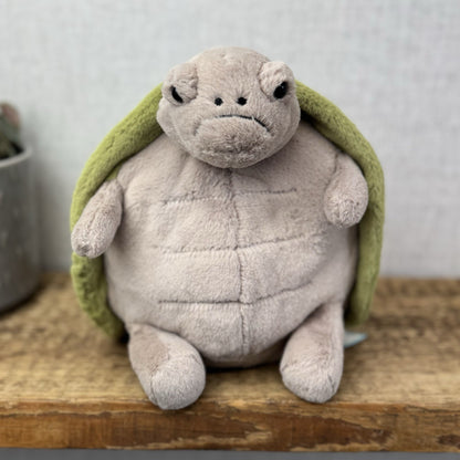 Jellycat Timmy Turtle - Grumpy Turtle Soft Toy (With Tags) Beanie Turtle 12"
