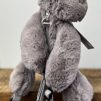 Jellycat Huggady Dog Rucksack - New Without Tags Grey Dog Bag Rare Retired NWOT