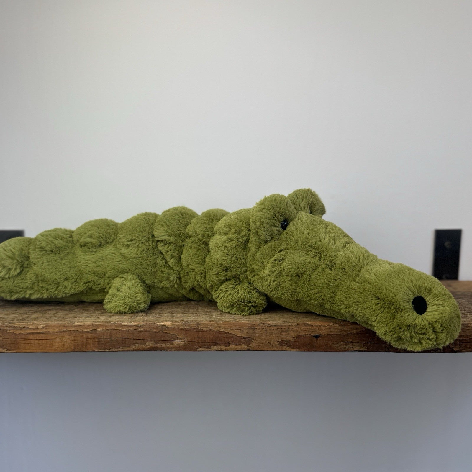 Jellycat Gilbert Gator - Large Green Laying Crocodile/Alliagor Rare 24"