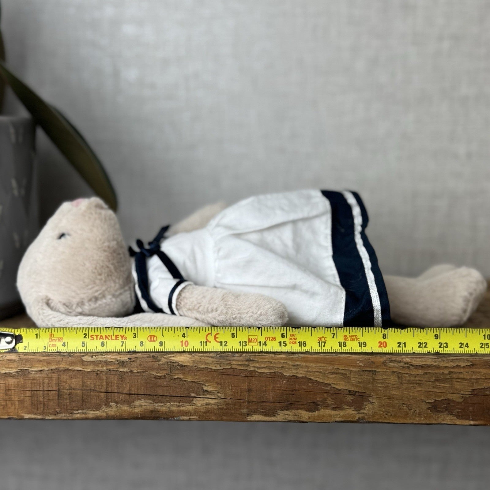 Jellycat Sailing Lottie Bunny  - Bunny In Sailor Dress Retired - Small 10"