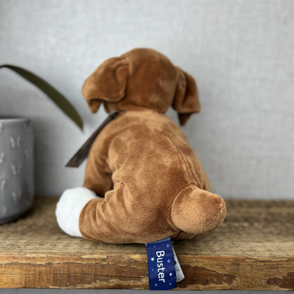 John Lewis Buster Dog - Advert 2016 (Jellycat Collab) Boxer Beanie Plush Puppy