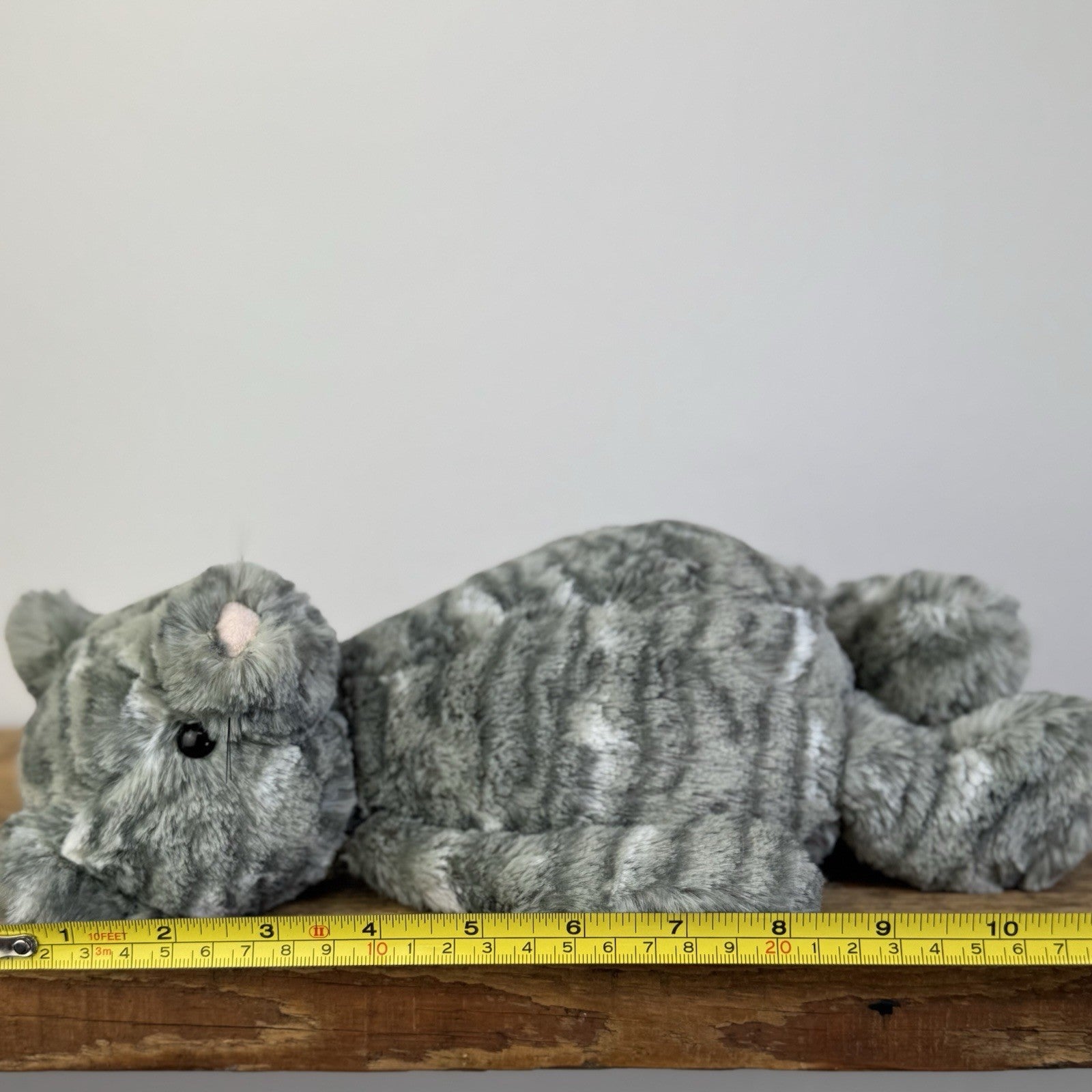 Jellycat Bashful Tabby Kitten - Grey Tabby Cat Soft Toy US Exclusive NWOT 12"