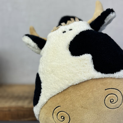 Jellycat Scallywag Cow - Large Head Cow Soft Toy Vintage Retired Quirky 10"