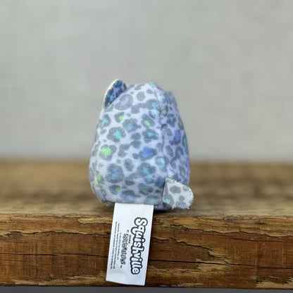 Squishmallow Squishville - Lindsay Leopard Blue/Grey Mini (Multi Buy Discount)