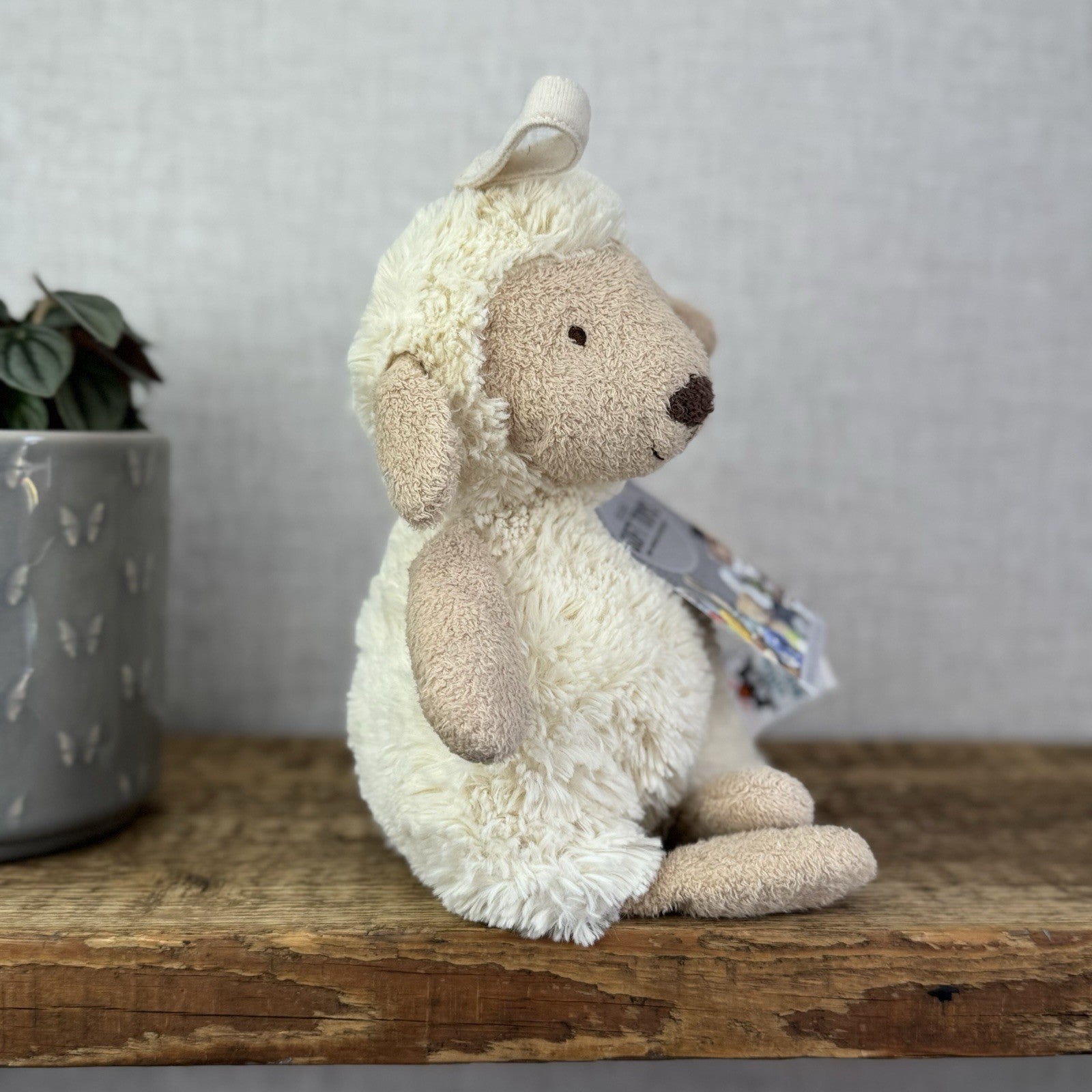 Jellycat Lollie Lamb Musical Pull - Collectible Baby Plush Lullaby Toy Rare 10"