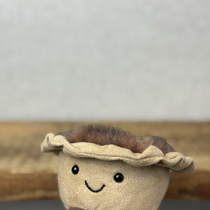 Jellycat Amuseable Mince Pie Soft Toy - Christmas Plush Beanie Small Pie 5"