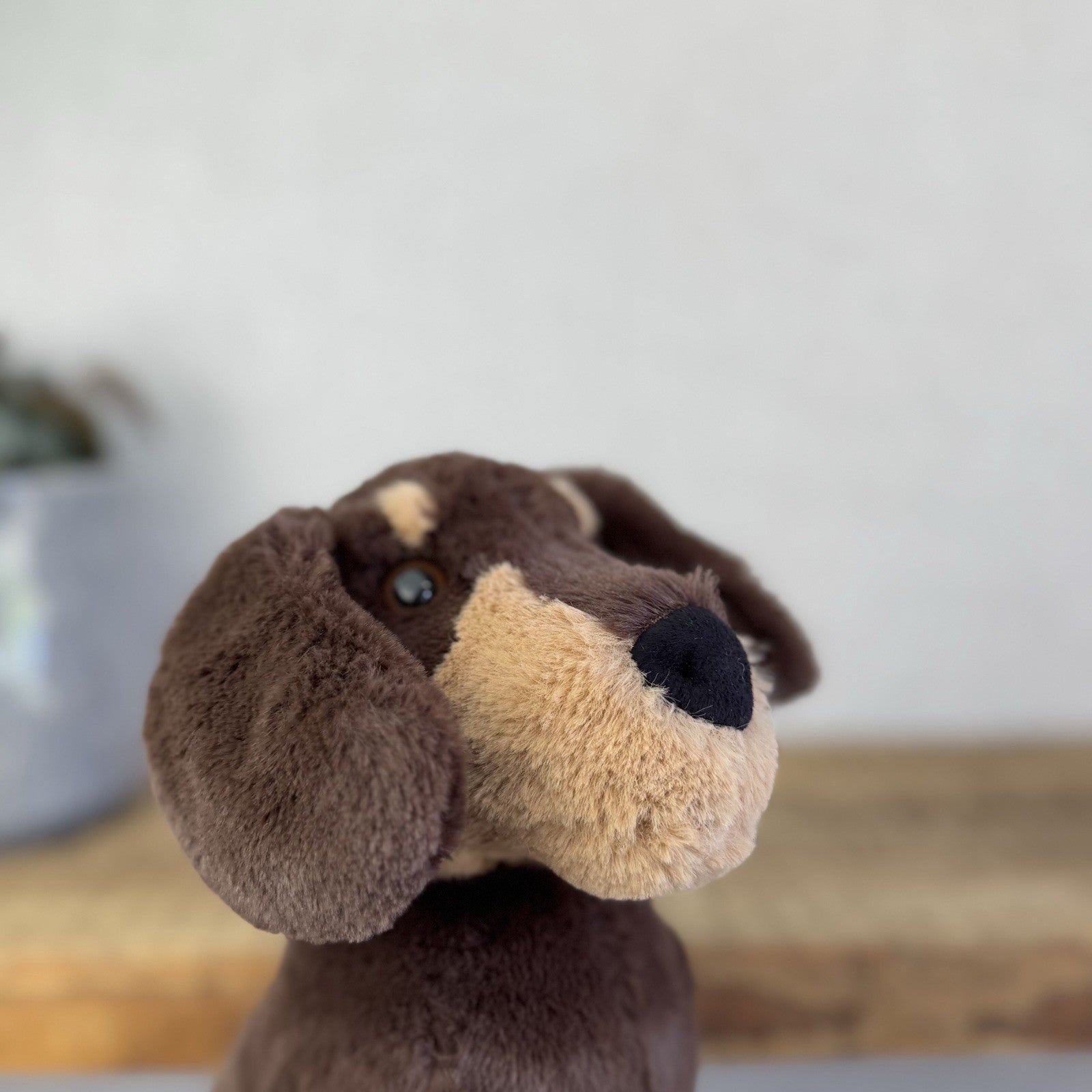 Jellycat Otto Sausage Dog - Brown/tan Sausage Dog Beanie Soft Toy Plush 14"