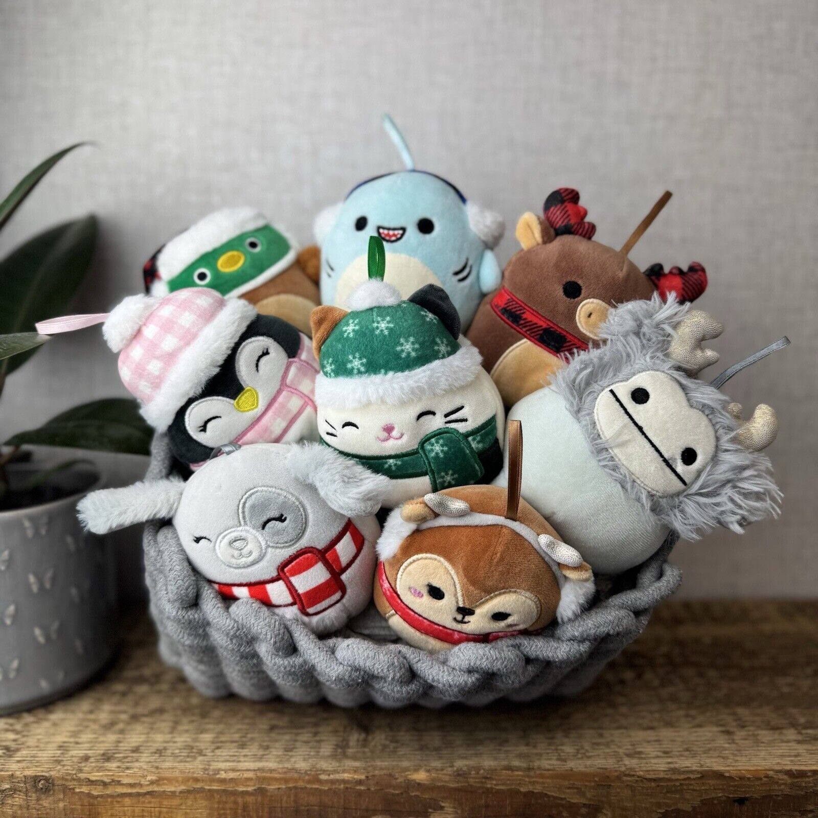 Squishmallows Holiday Winter Squad 2022 - Squishmallow Christmas Decorations 5”