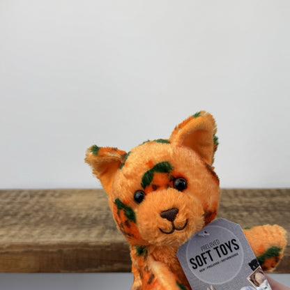 Build A Bear Mini Beans - Pumpkin Kitty Orange Cute Collectible 5"