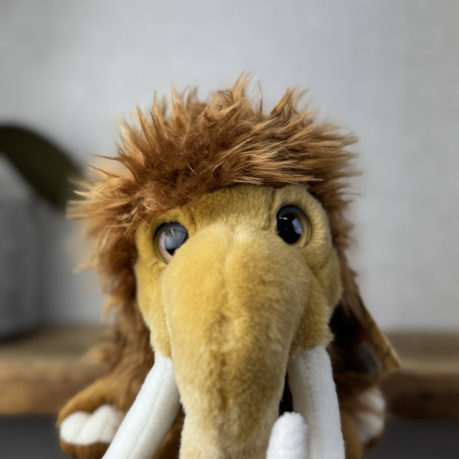 Keel Toys Xtinctables Wooly Mammoth Plush - Big Eyed Mammoth Plush With Tags 7”