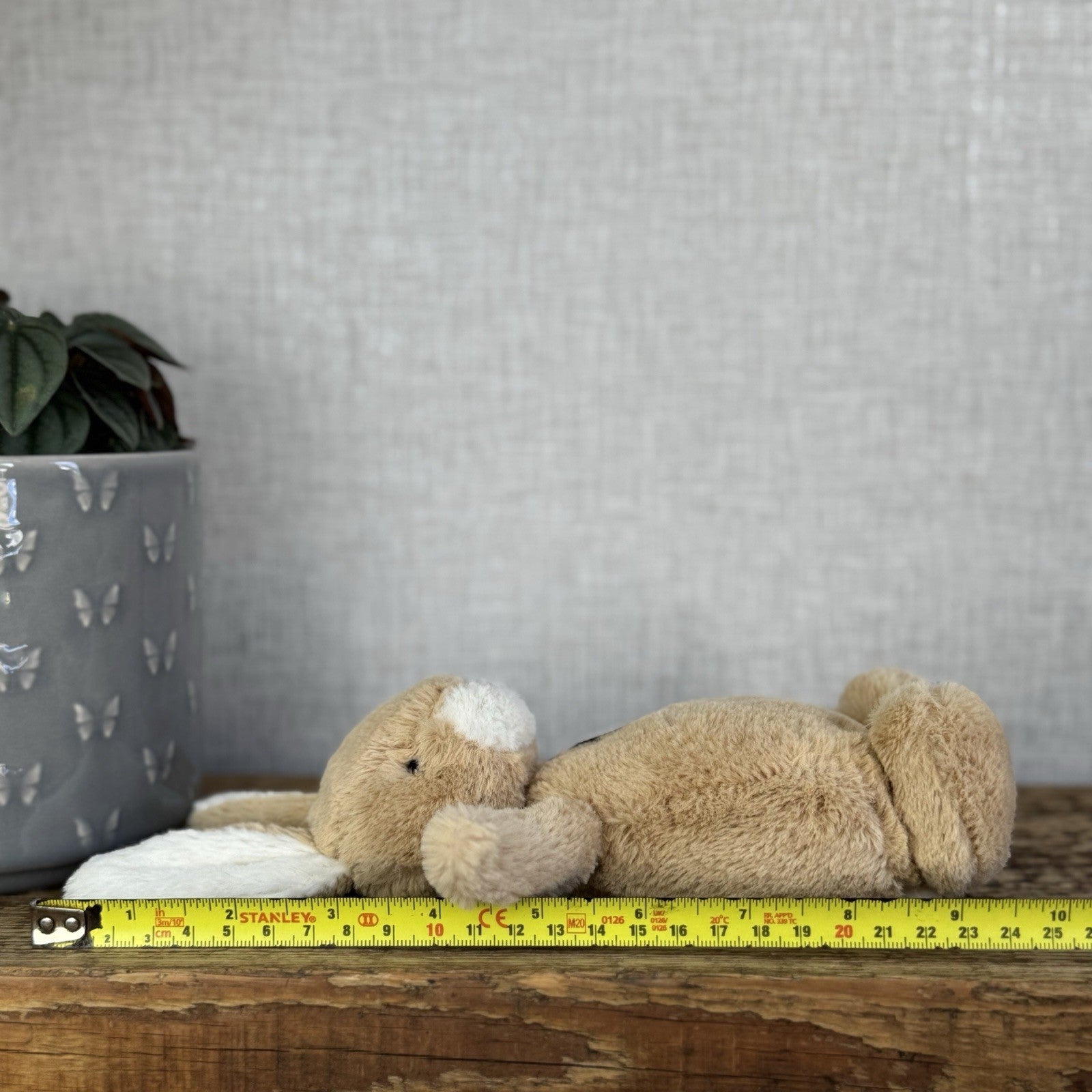 Jellycat Bobtail Honey Bunny - Small Honey Bunny Standing Bunny Cute Beanie 8"