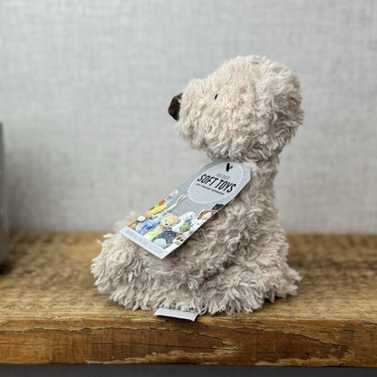 Jellycat Small Biscuit Bear - Curly Off White Small Beanie Bear Retired (#2)