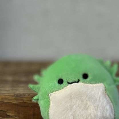 Squishmallow Squishville - Abe The Bearded Dragon - Mini Green Reptile 2"
