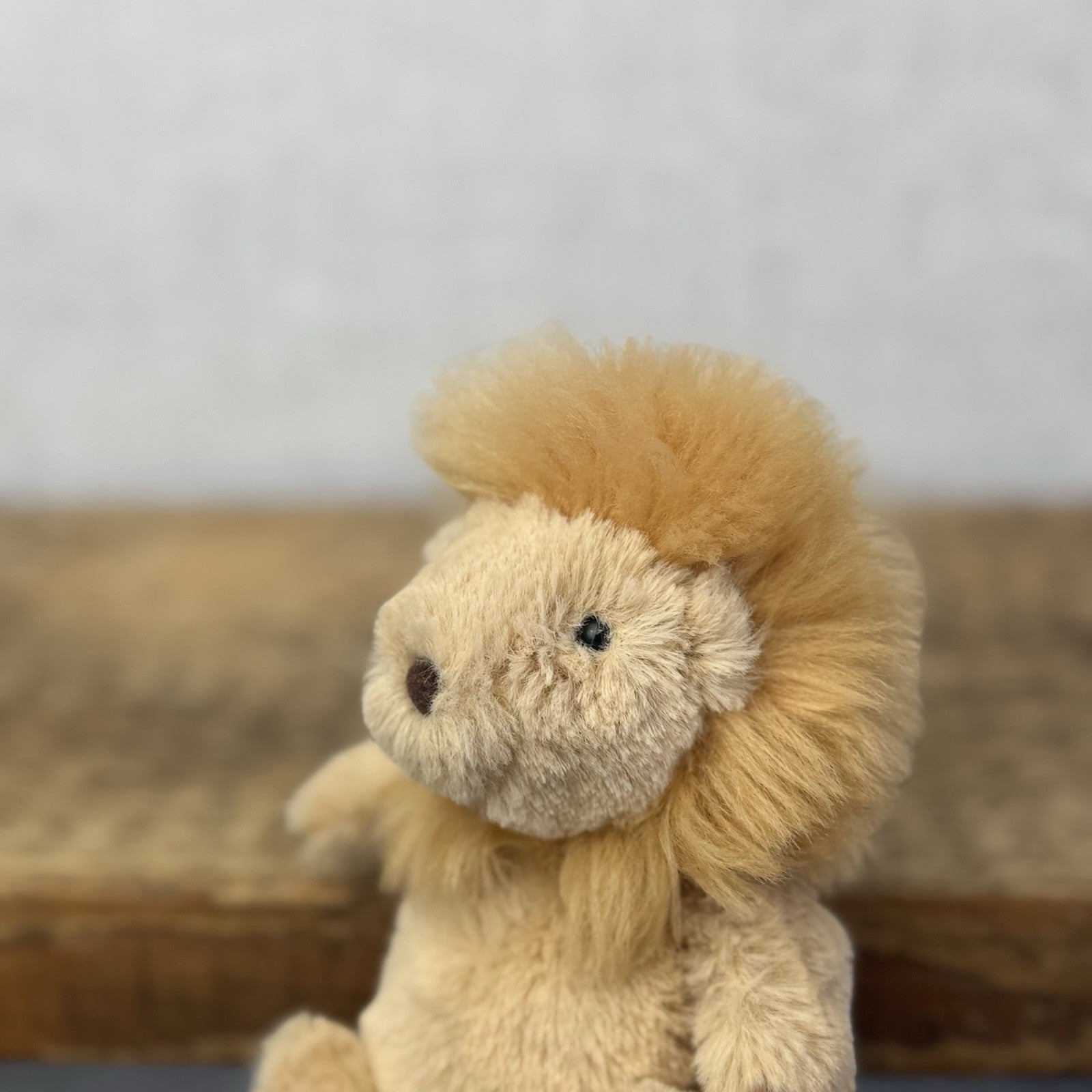 Jellycat Poppet Lion (John Lewis Variation) Small Beanie Lion Soft Toy Rare 5”