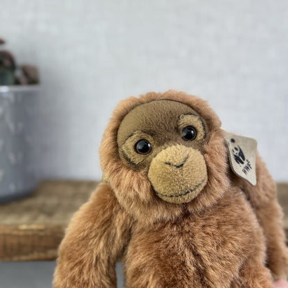 WWF Anna Club Plush - Orangutan Endangered Species Soft Toy Monkey Medium 10"