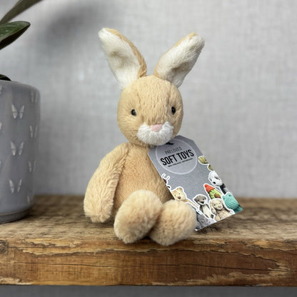 Jellycat Small Party Bunny (missing Dress) Small Honey Bunny With Long Legs 10”