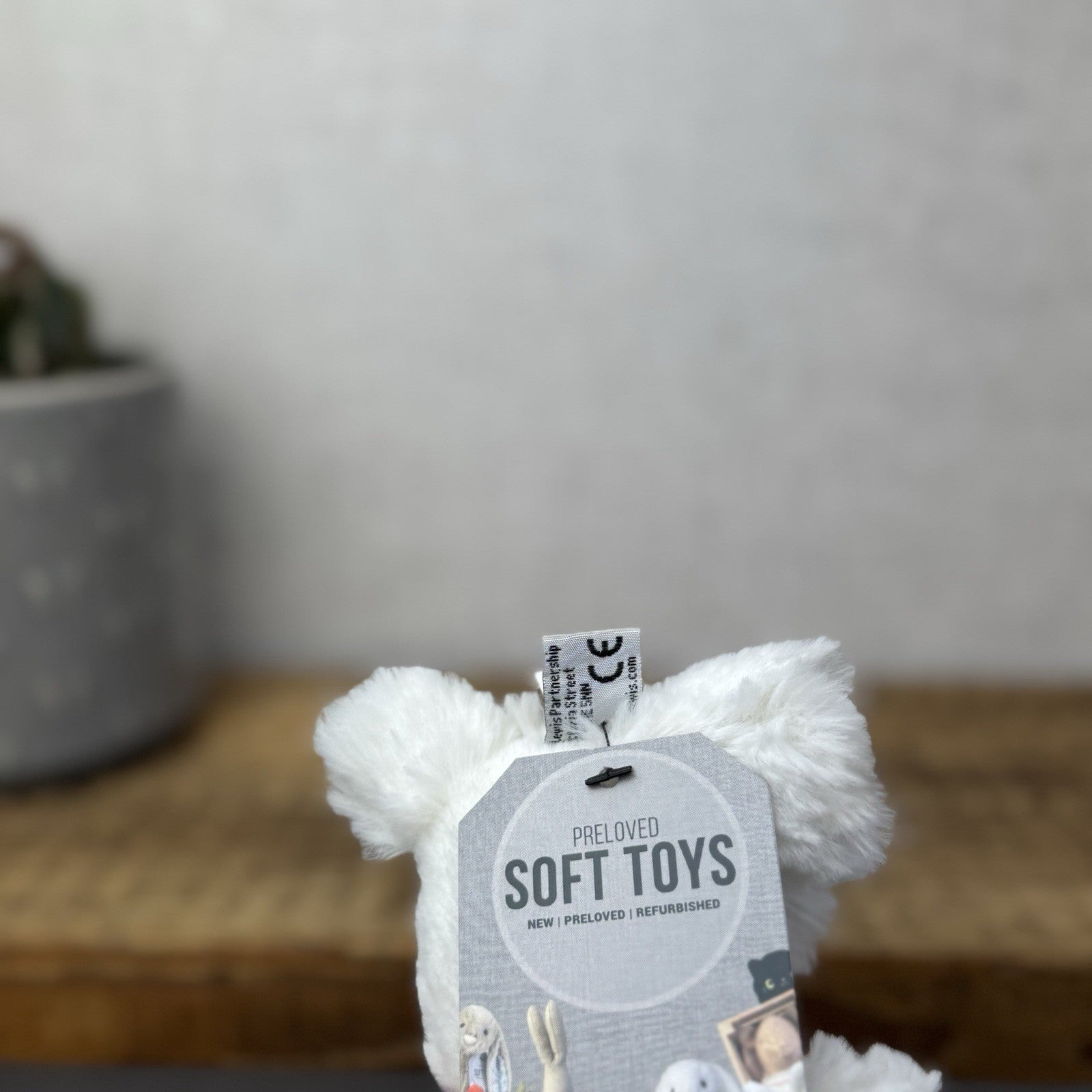 John Lewis Tiny Terrier Christmas Puppy 5” (Jellycat Collaboration) Small Puppy