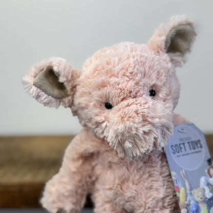 Jellycat Millyboo Piglet - Curly Cute Piglet Pink Soft Toy Rare Vintage 10"