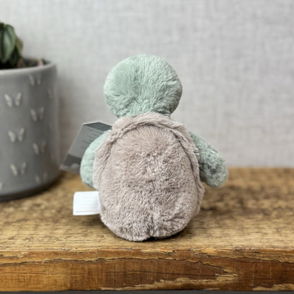 Jellycat Small Bashful Turtle - Small Beanie Light Green Tortoise Retired 8"