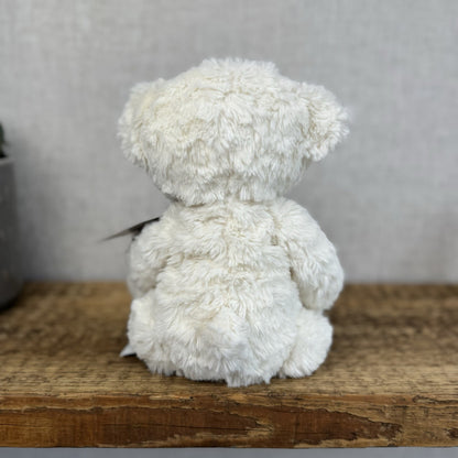 Jellycat Wilkie Bear - Little Jellycat White Traditional Bear Textured Fur Rare