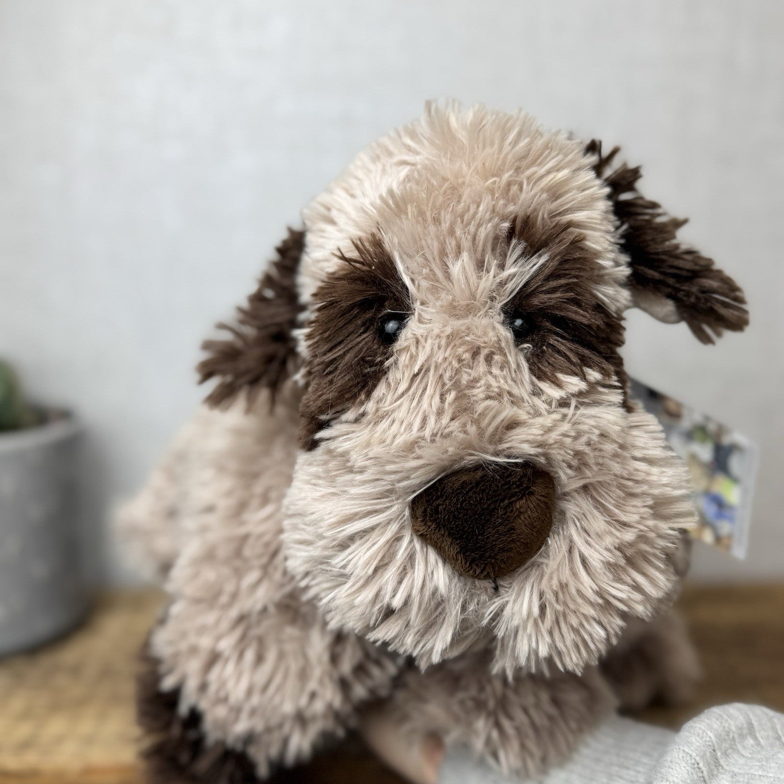 Jellycat Medium Truffles Spaniel Dog - Tan/Brown Floppy Dog Pillow Retired 15”