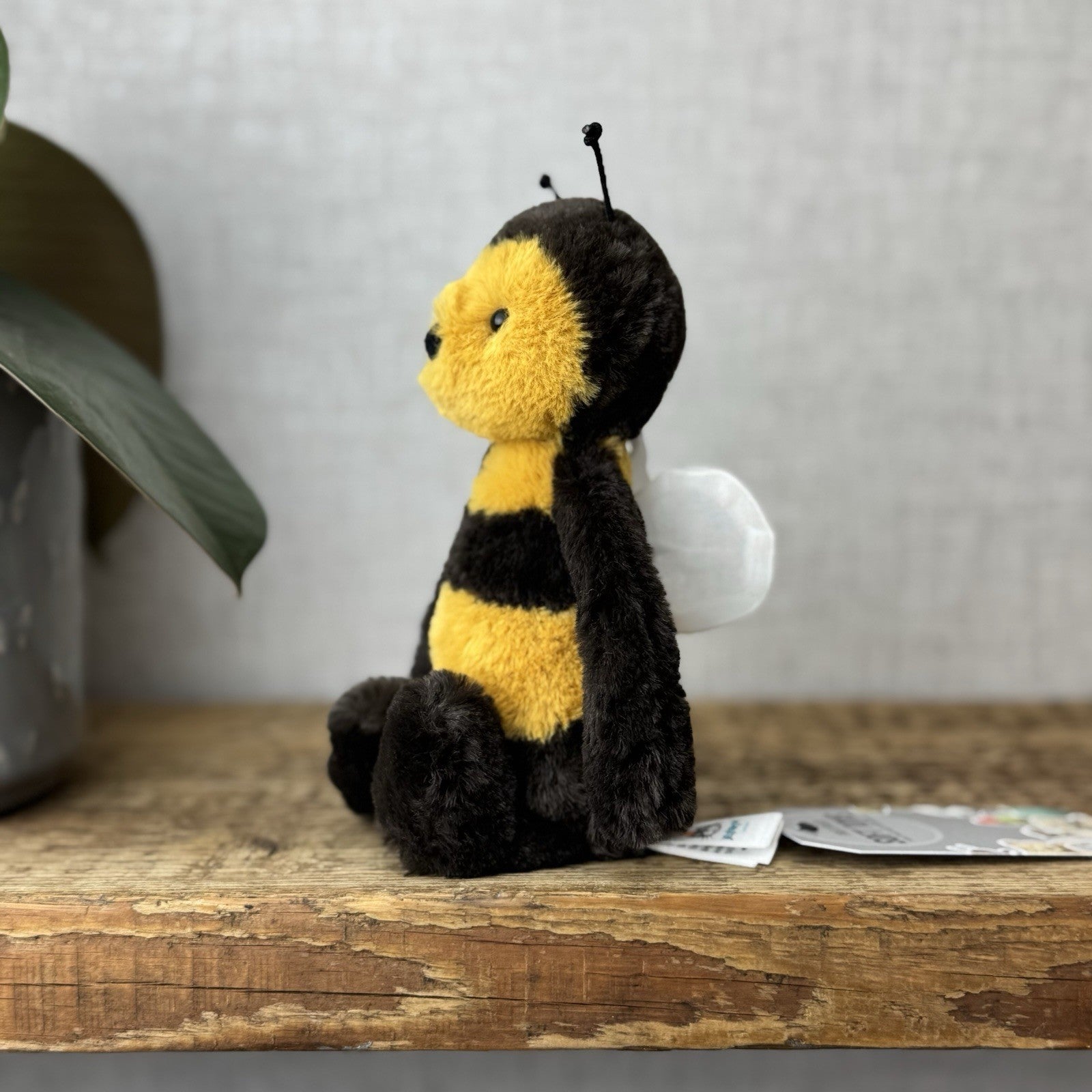 Jellycat Small Bashful Bee - Bumble Bee Plush Beanie Insect Soft Toy Retired 8”