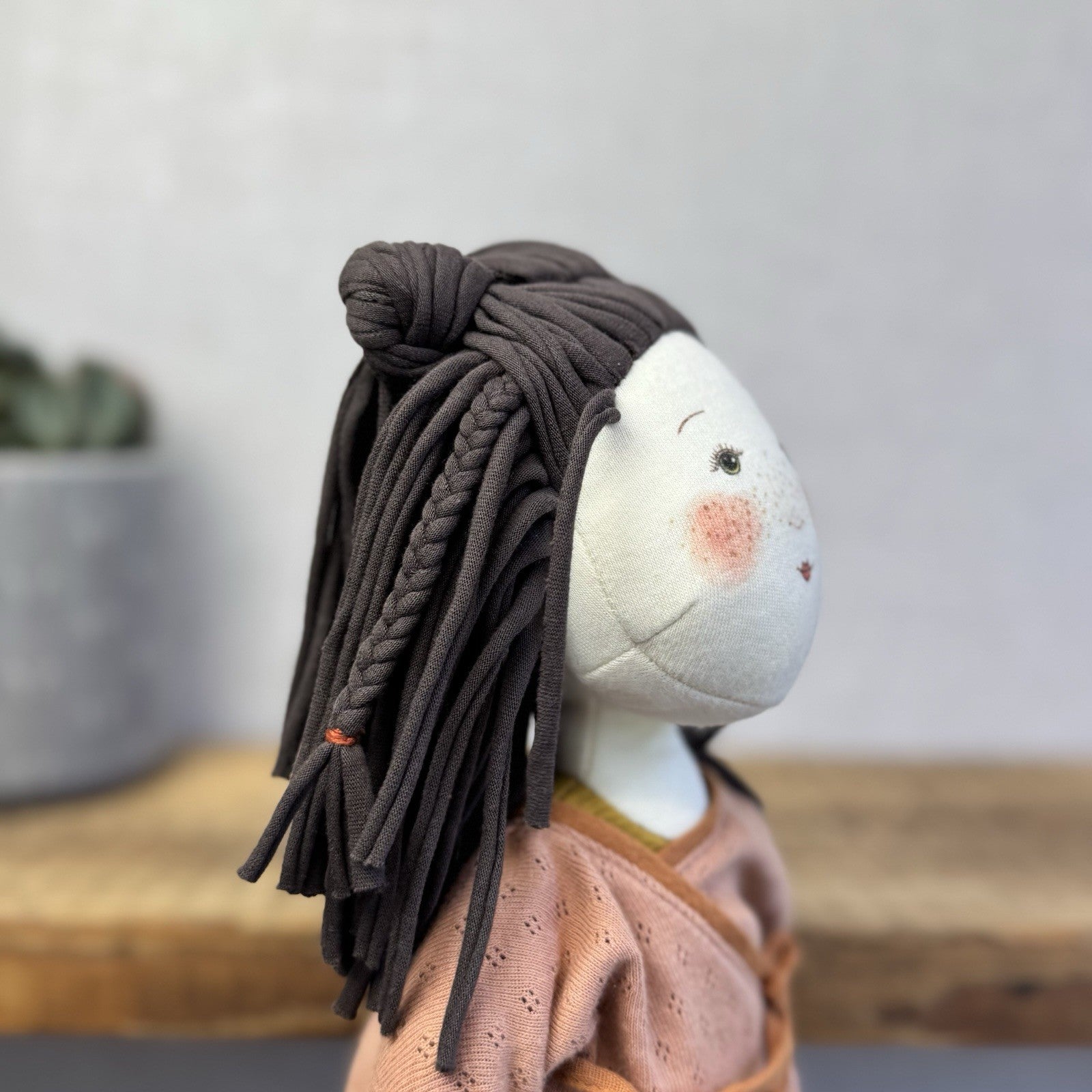 Moulin Rory - Les Rosalies Marjolaine Rag Doll - Scandinavian Doll Soft Toy 16”